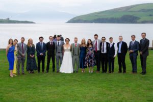 CRT graduates and colleagues at Leah and Darragh’s wedding.